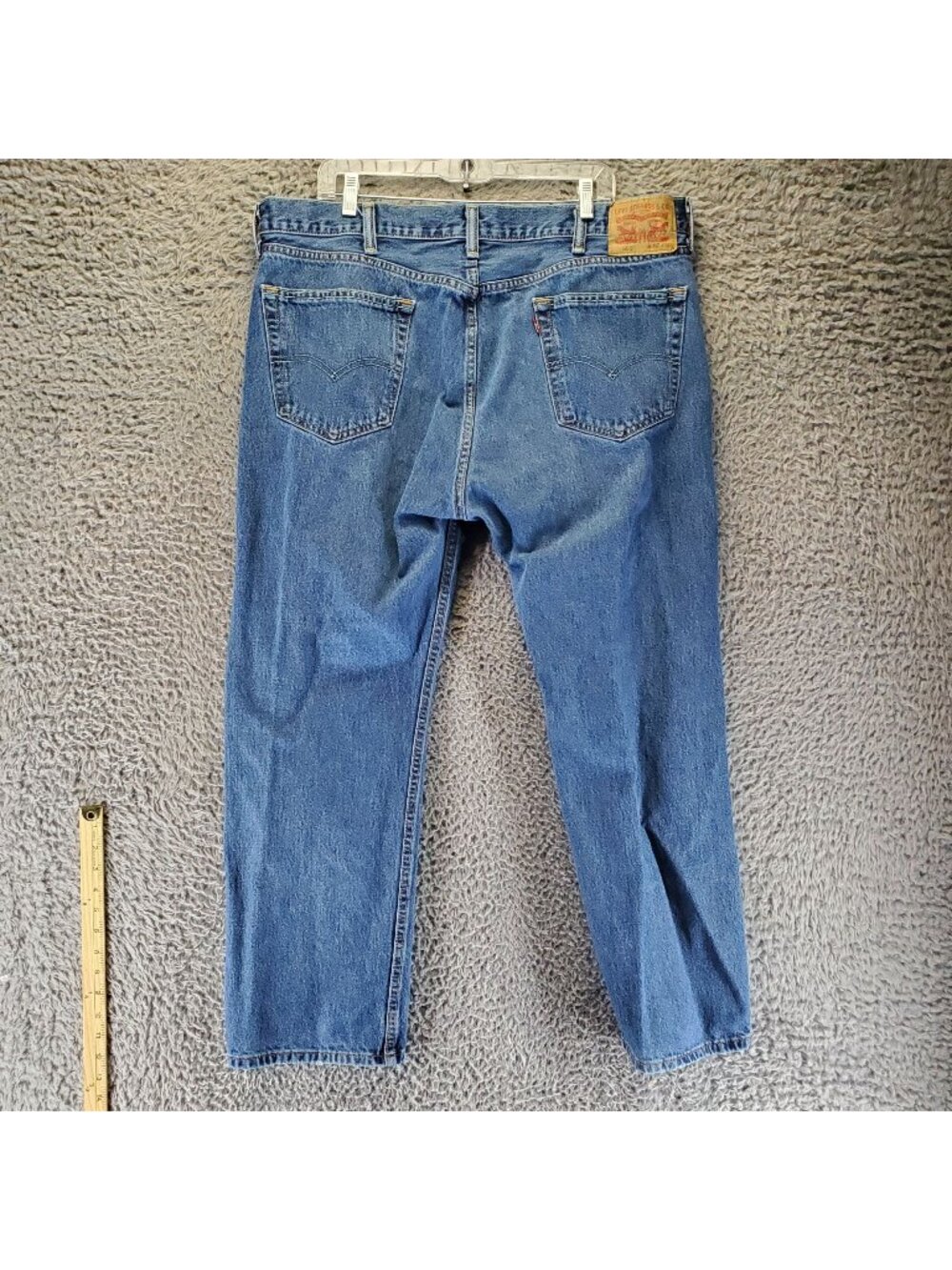 Levis Jeans Mens Size 40x30 Blue 505 Original Fit Straight Leg Denim *Read*